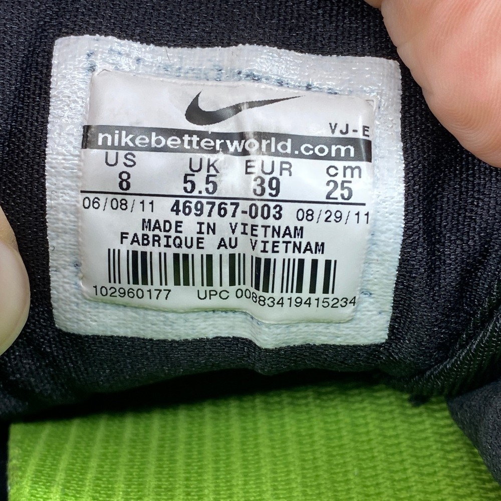 Nike Free TR Fit 2 Training Shoes Womens 8 Black Silver 469767-003 Low Top Gym - Picture 4 of 9